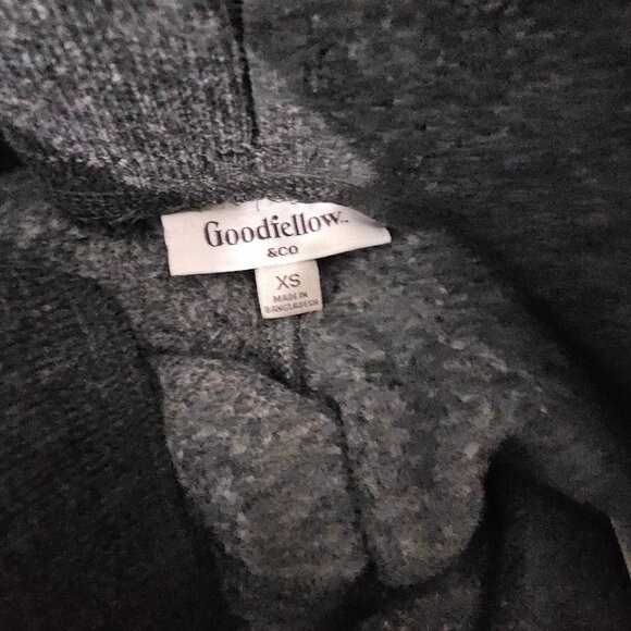 Goodfellow Tapered Fleece Cargo Jogger Pants Gray - Picture 3 of 11